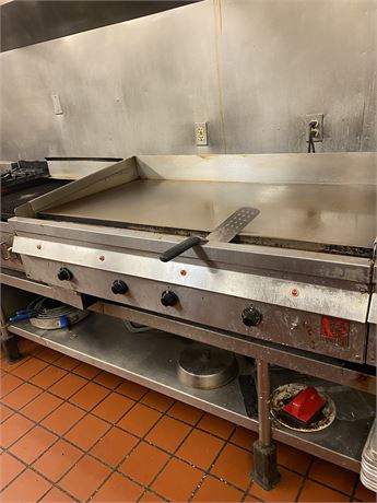 Gas Operated Wolf Grill 48"