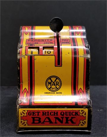 Vintage "Get Rich Quick Bank"