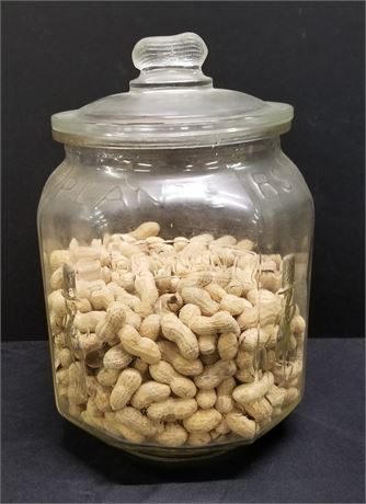 Antique Planters Peanuts Jar