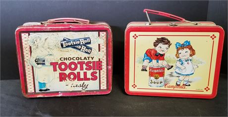 Tootsie Roll & Campbells Retro Collectible Lunch Boxes