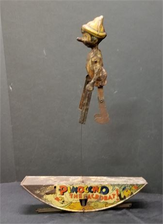 Vintage Pinocchio Acrobat Toy