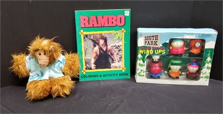Retro Collectibles - Alf, Rambo, South Park