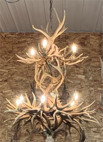 Austin Antlers Elk  Antler Chandelier...Original Price $3700! 3ft tall