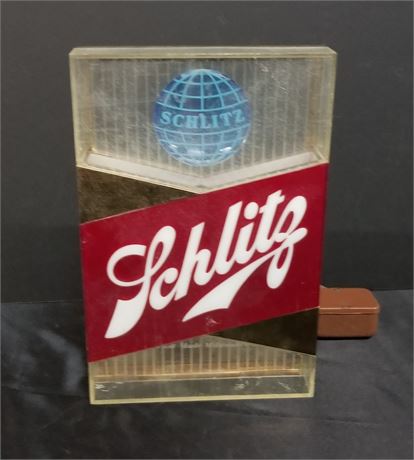 Vintage Schlitz Lighted Beer Sign - Works