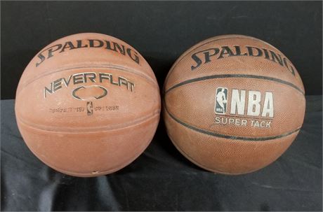 2 Spaulding Basketballs