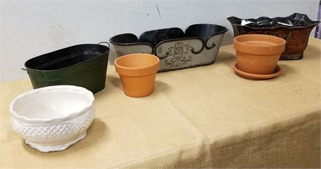 Assorted Planting Pots