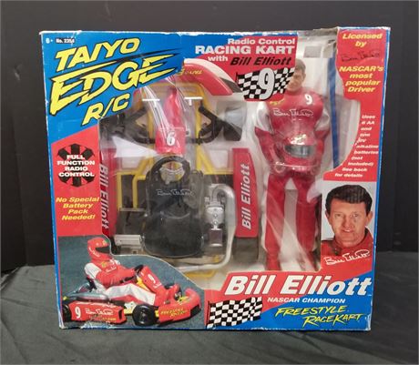 New Bill Elliot Radio Control Race Car & Doll