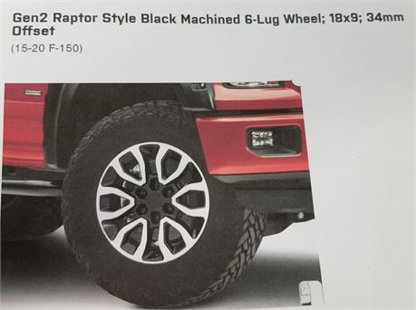 Nice Truck Wheels - Fits 2017 Ford Raptor - 10" Width - (5"-6 Hole)