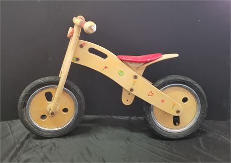 Wooden Toddlers Balance Bike