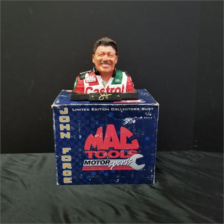 Collectible John Force Bust