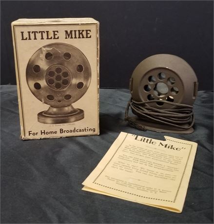 Vintage 'Little Mike' Home Broadcaster