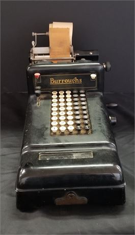 Antique Burroughs Adding Machine