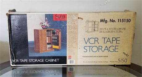 VCR Storage Cabinet