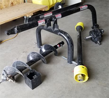 Complete Post Hole Digger w/ 10" Auger and Drive Shaft