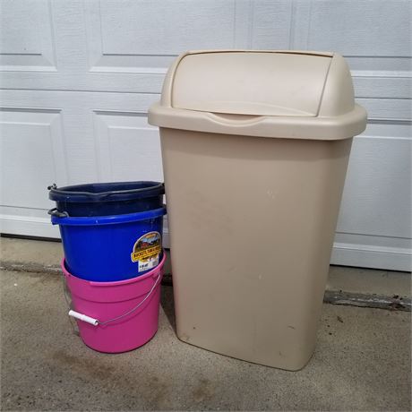 Trash Bin & Buckets