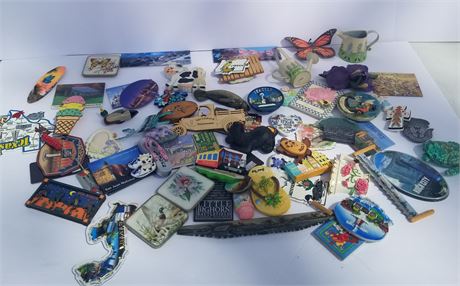 Assorted Collectible Decorative Magnets