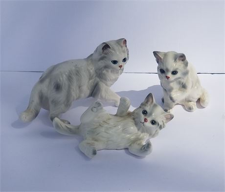 Vintage Leftons Kitten Figurines #1513