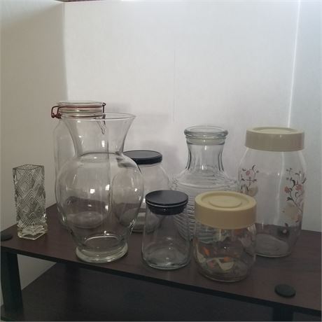 Assorted Glassware/Containers