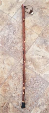 Carved Wood Cane by Whistle Creek