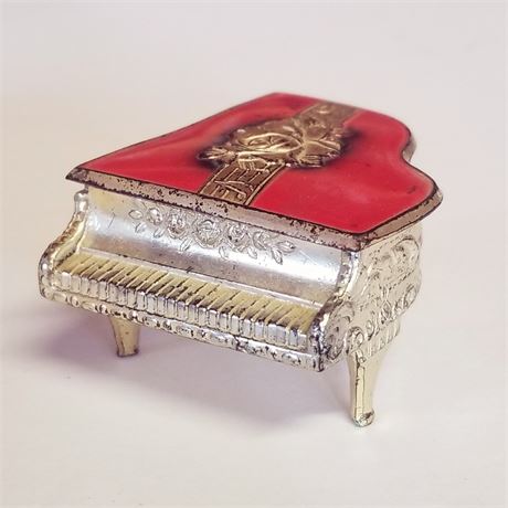 Vintage Miniature Piano Jewelry Holder