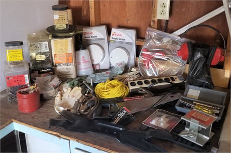 Assorted Handyman/Household Items/Hardware/Fix-It Items