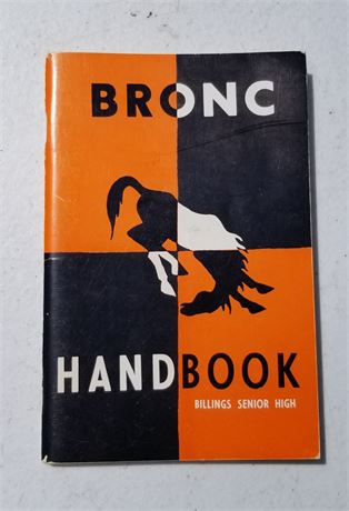 C. 1959 Billings Senior High Bronc Handbook