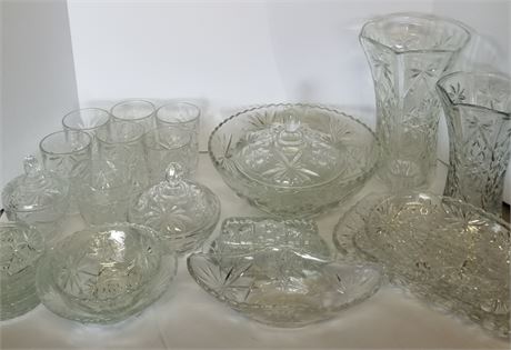 Depression Glass Set