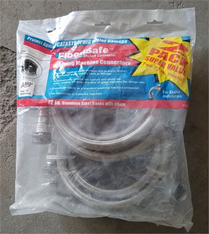 New 2-Pack of Washing Machine Hose Connectors