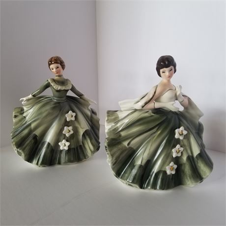 Collectible Lady Figurine Planters