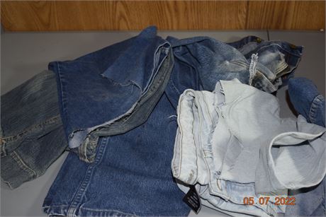 Denim scraps