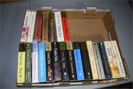 Danielle Steel paperback books.