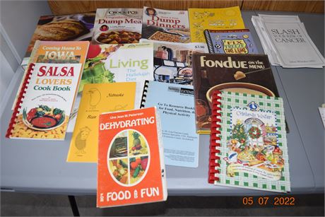various cook books
