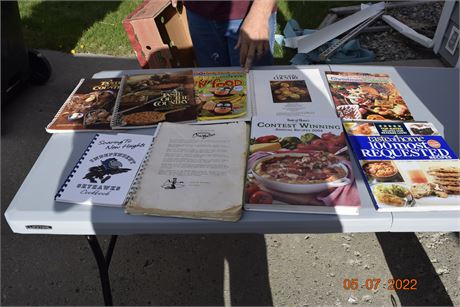 various cook books