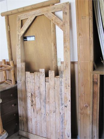 36" Wood Storm Door