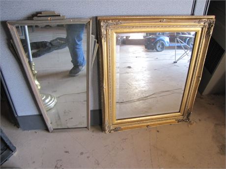 2 Antique Mirrors