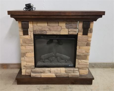 Electric Free Standing Fireplace - 45x15x40