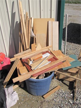 Shelves and Lots of Lumber...Tub not Included!