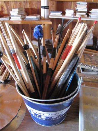 Bucket of Drum Sticks