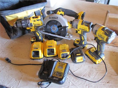 Dewalt Power Tools with Charger