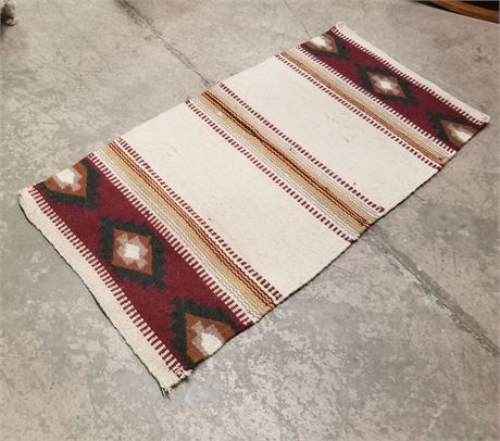 Woven Native American Rug - 64x32