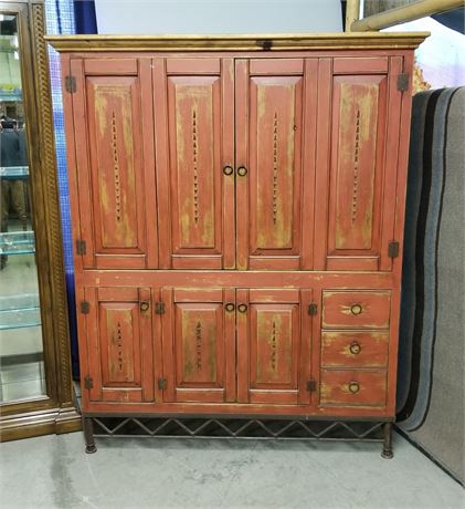 Hecho En Mexico Handmade Cabinet - 59w x 20d x 71h