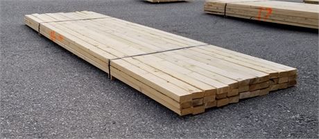 (Bunk #16) - 2x4x12 Lumber...33pcs