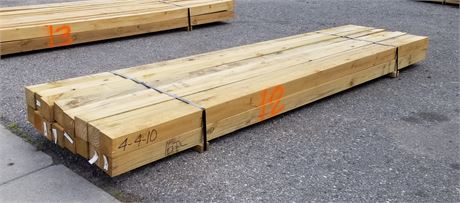 (Bunk #12) - 4x4x10 Treated Lumber...16pcs