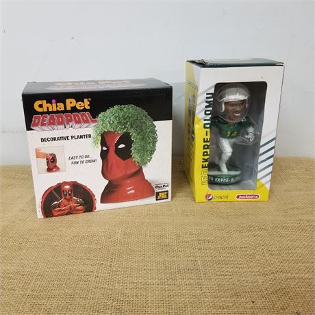 Chia Pet & Bobble Head