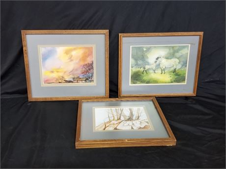 Vintage Framed & Signed Artwork - 17x15