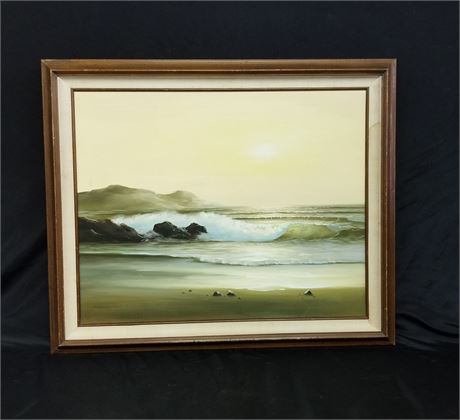 Vintage Framed Painting-36x36