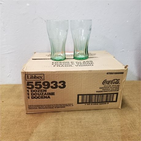 Classic Coca-Cola Glasses - 12pc