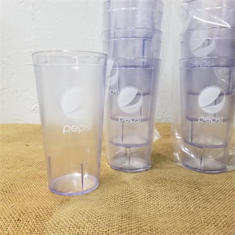 New 20oz Pepsi Drink Cups - 12pcs