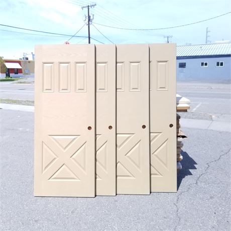 4 Foam Core Door Slabs - 79 1/4 x 32