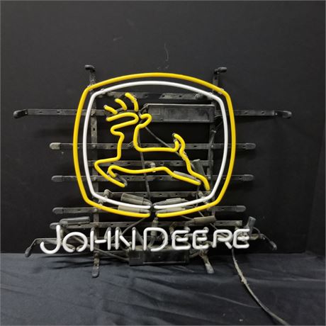 Neon John Deere Sing - Works 18x14